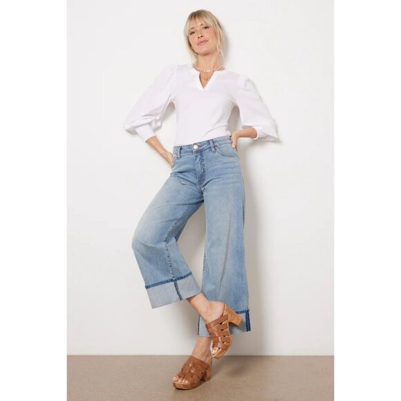 Kut From The Cloth Meg Wide Leg with Cuff - Picture 1 of 11